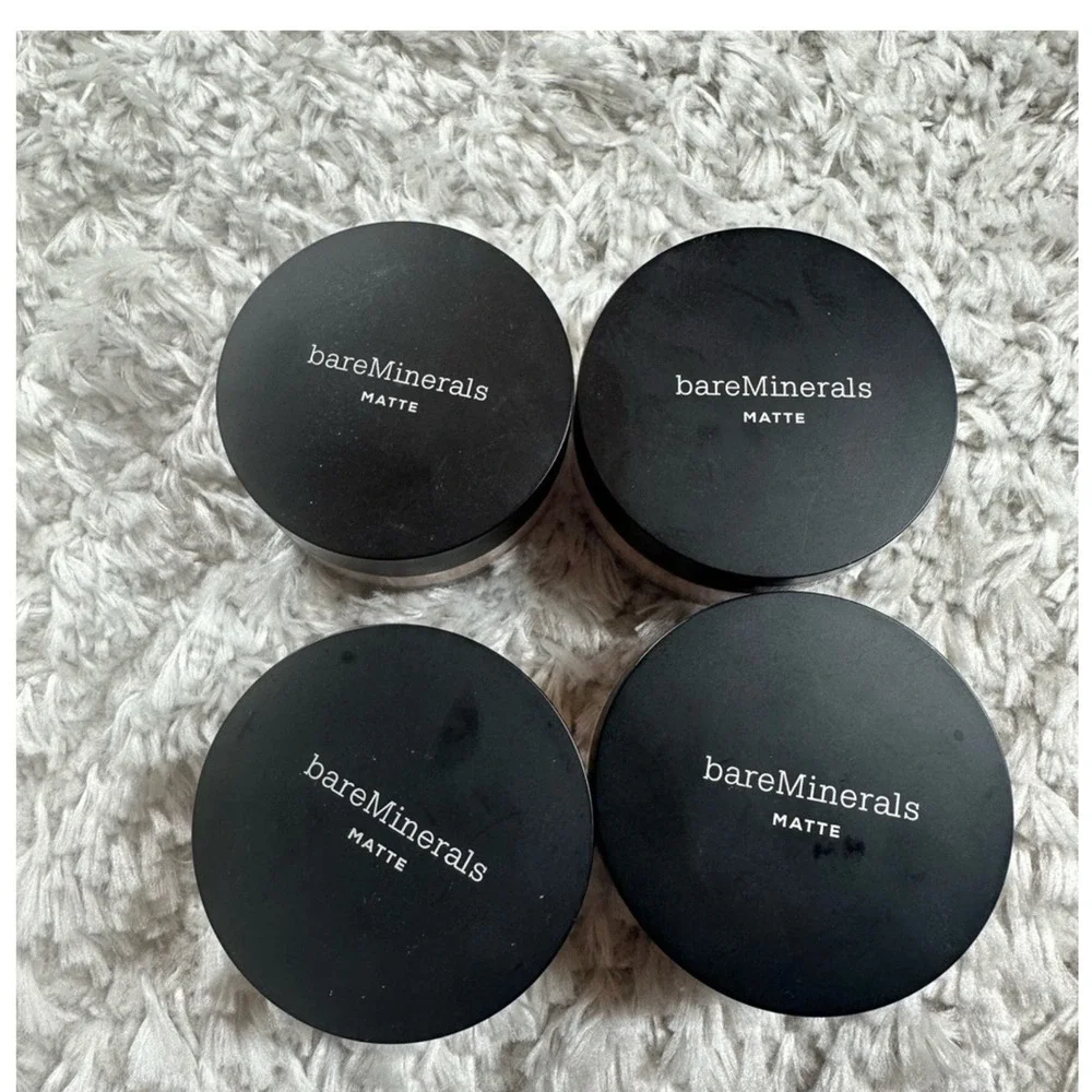 bareMinerals Matte Foundation SPF 15 Fair 01 Loose Powder Makeup 4 Pack